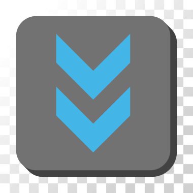 Yuvarlatılmış Kare vektör düğmesini basılı vardiya