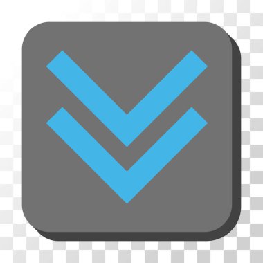 Yuvarlatılmış Kare vektör düğmesini basılı vardiya