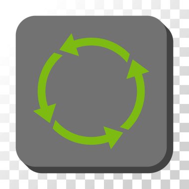 Yuvarlatılmış Kare vektör düğmesini geri dönüşüm