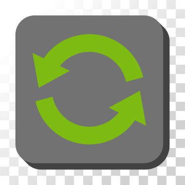 Yenile yuvarlatılmış kare vektör düğmesi