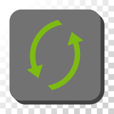 Yenile yuvarlatılmış kare vektör düğmesi