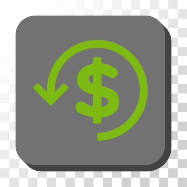 Yuvarlatılmış Kare vektör düğmesini iade