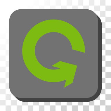 CCW yuvarlatılmış kare vektör düğmeyi döndürmek