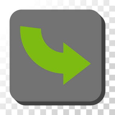 CCW yuvarlatılmış kare vektör düğmeyi döndürmek