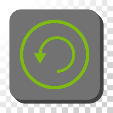 CCW yuvarlatılmış kare vektör düğmeyi döndürmek