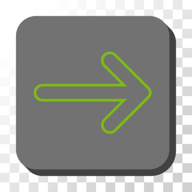 Yuvarlak ok sağ yuvarlak kare vektör düğmesi