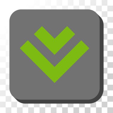 Yuvarlatılmış Kare vektör düğmesini basılı vardiya