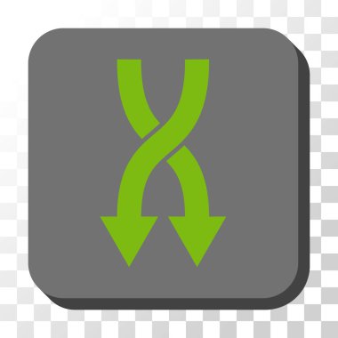 Yuvarlatılmış Kare vektör düğmesini aşağı okları shuffle