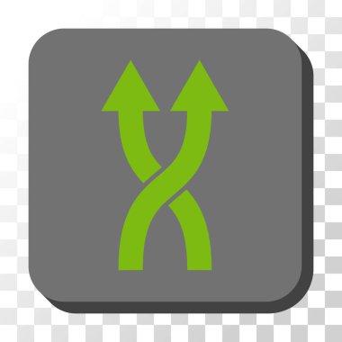 Yuvarlatılmış Kare vektör düğmesini yukarı okları shuffle