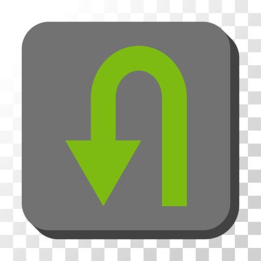 Geri yuvarlatılmış kare vektör düğmesini kapatma