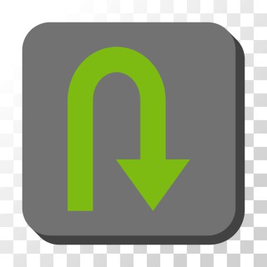 Geri yuvarlatılmış kare vektör düğmesini kapatma