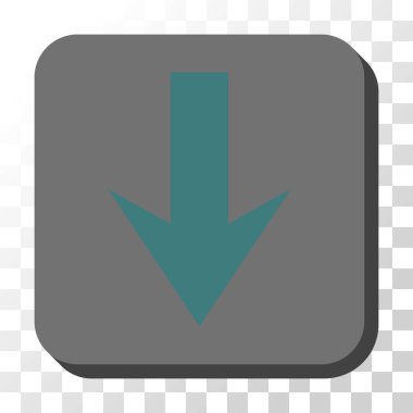 Yuvarlatılmış Kare vektör düğmesini aşağı ok