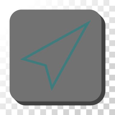 İşaretçi şu kadar kare vektör düğmesini yuvarlak