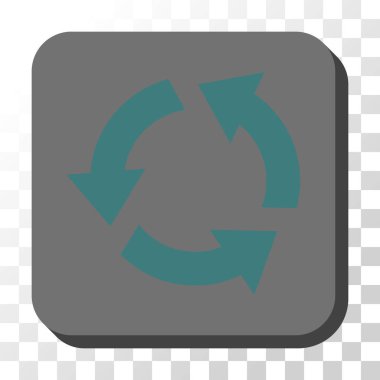 Yuvarlatılmış Kare vektör düğmesini geri dönüşüm