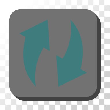 Yenile yuvarlatılmış kare vektör düğmesi