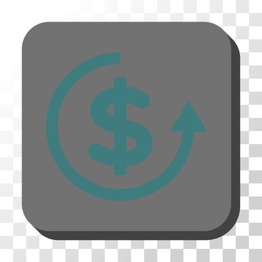 Yuvarlatılmış Kare vektör düğmesini iade