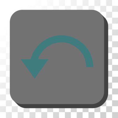 CCW yuvarlatılmış kare vektör düğmeyi döndürmek