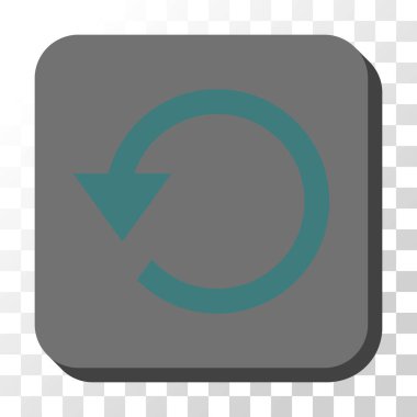 CCW yuvarlatılmış kare vektör düğmeyi döndürmek