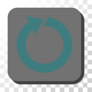 Yuvarlatılmış Kare vektör düğmeyi döndürmek