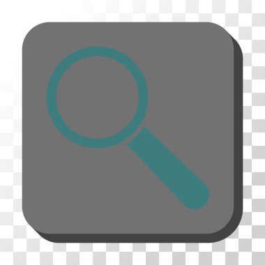 Arama aracı kare vektör düğmesini yuvarlak