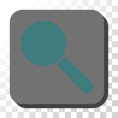 Arama aracı kare vektör düğmesini yuvarlak