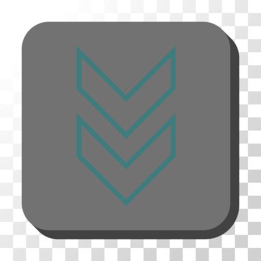 Yuvarlatılmış Kare vektör düğmesini basılı vardiya