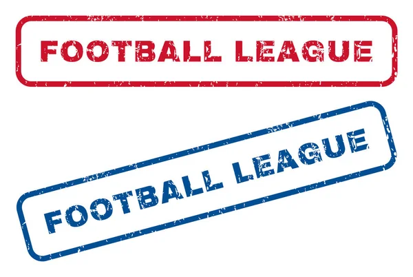 Резиновые марки Футбольной лиги — стоковый вектор