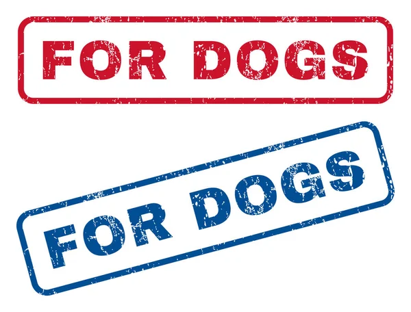 Köpekler lastik pullar için