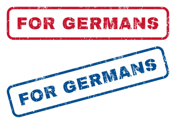 For Germans Rubber Stamps — Stock Vector