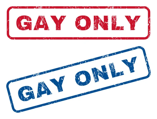 Gay Only Rubber Stamps — Stock Vector