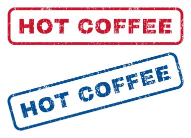 Sıcak kahve lastik pullar