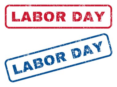 İşçi Bayramı lastik pullar