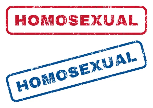 Perangko Karet Homoseksual - Stok Vektor