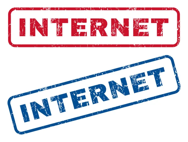 Internet lastik pullar — Stok Vektör