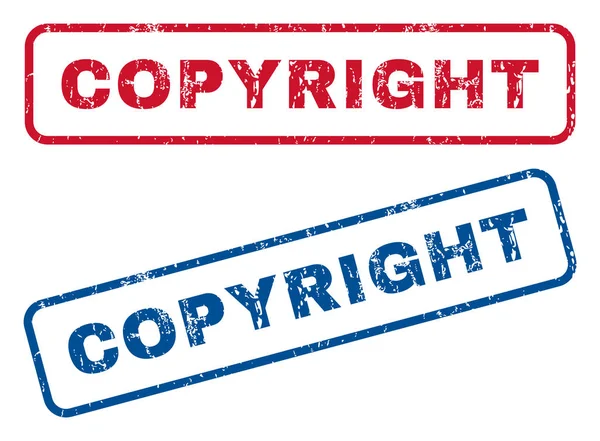 Stempel zum Urheberrecht — Stockvektor