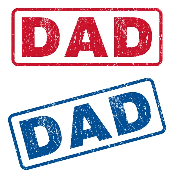 Dad Rubber Stamps — Stock Vector
