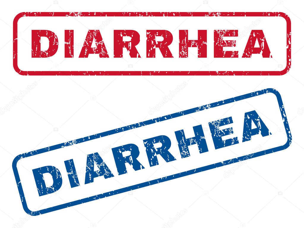 Diarrhea Rubber Stamps