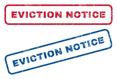 Tahliye bildirimi lastik pullar