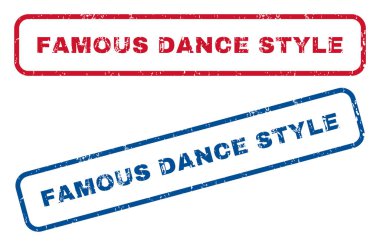 Ünlü dans stili lastik pullar