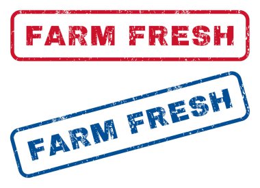 Çiftlik taze lastik pullar