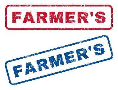 Çiftçilerin lastik pullar