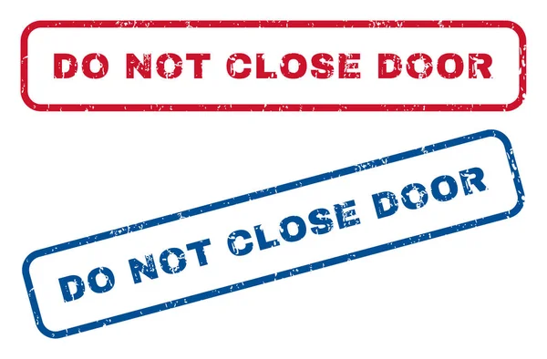 Stäng inte dörr stämplar — Stock vektor