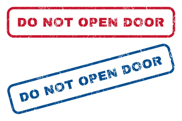 Gör inte öppna dörren stämplar — Stock vektor