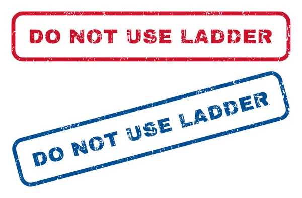 Do not use ladder Rubber Stamps — стоковый вектор