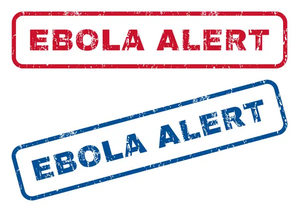 Ebola-Warnstempel — Stockvektor