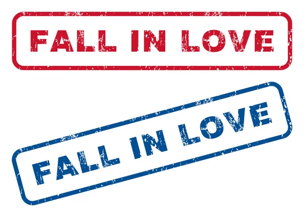 Fall In Love stempels — Stockvector