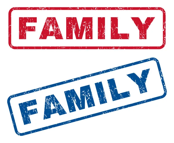 แสตมป์ยางครอบครัว — ภาพเวกเตอร์สต็อก