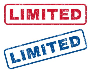 Sınırlı lastik pullar