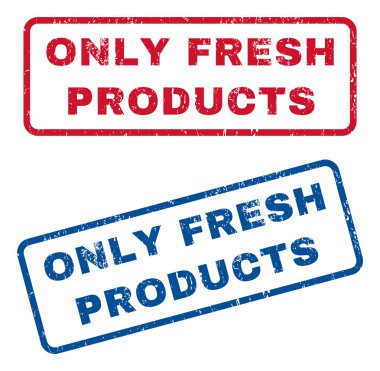 Sadece taze ürünler lastik pullar