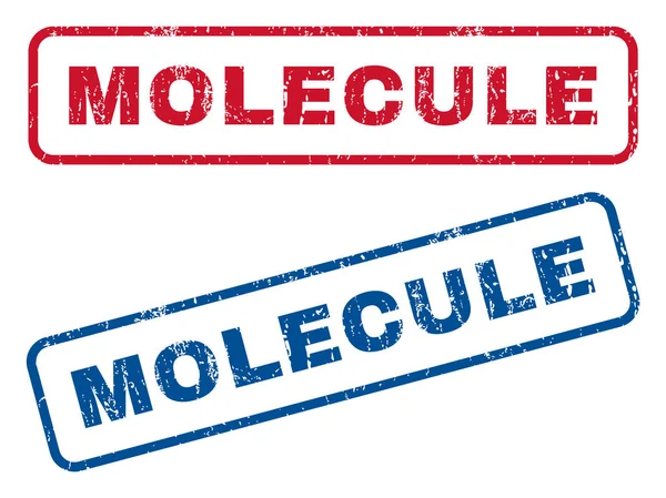 Molekula gumová razítka — Stockový vektor